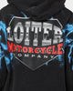 Loiter Lightning Eagle Vintage Hoodie Vintage Black