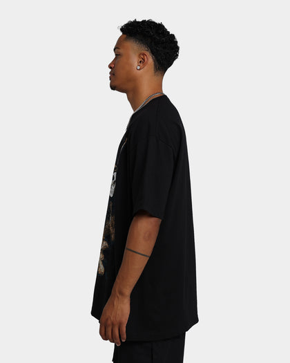 Rats Get Fat Fear The Reaper T-Shirt Black/Gold