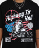 Rats Get Fat Highway To Hell T-Shirt Black