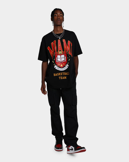 Goat Crew University Of Miami Basketball T-Shirt Black