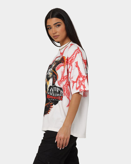 Loiter Lightning Eagle T-Shirt Charcoal