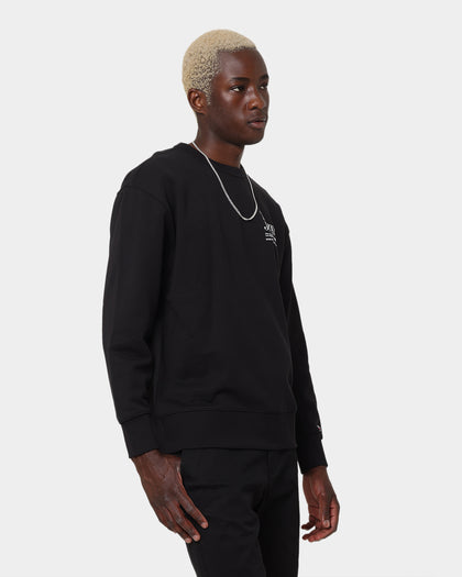 Tommy Jeans TJM Tommy Text Crewneck Black