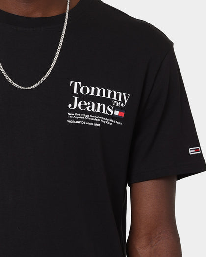 Tommy Jeans TJM Tommy Text T-Shirt Black