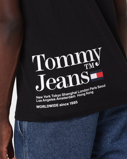 Tommy Jeans TJM Tommy Text T-Shirt Black