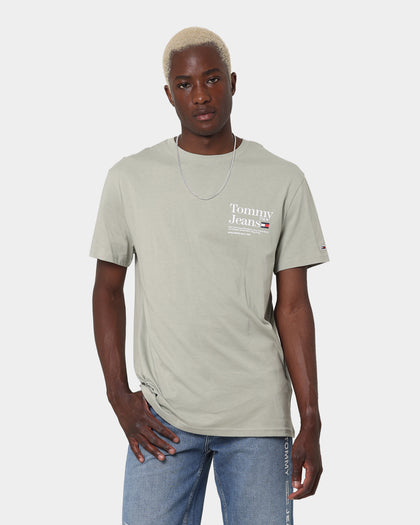 Tommy Jeans TJM Tommy Text T-Shirt Faded Willow
