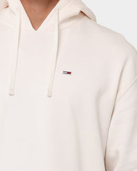 Tommy Jeans TJM Relaxed Collegiate Hoodie Ancient White