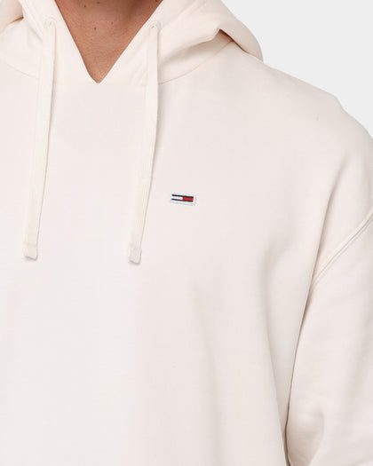 Tommy Jeans TJM Relaxed Collegiate Hoodie Ancient White