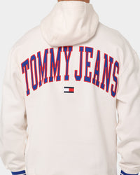 Tommy Jeans TJM Relaxed Collegiate Hoodie Ancient White