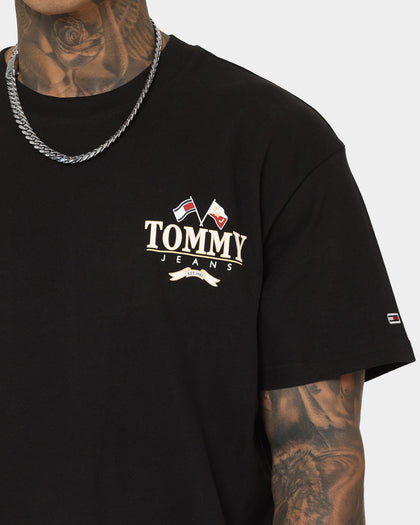 Tommy Jeans TJM Relaxed Modern Prep Back Logo T-Shirt Black