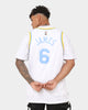 Nike LeBron James Los Angeles Lakers #6 Dri-FIT NBA Swingman Jersey White