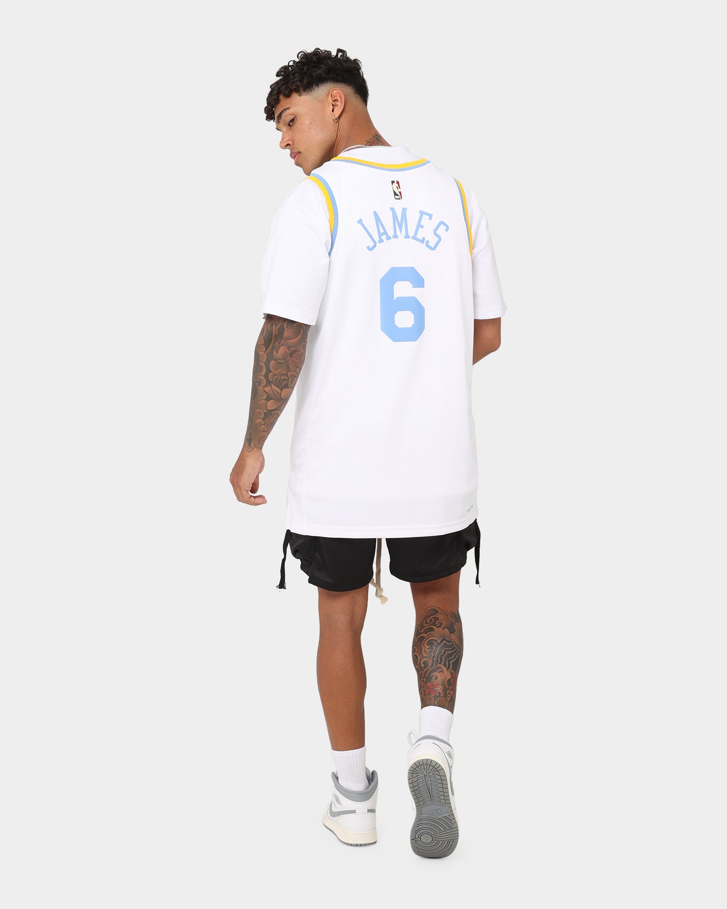 lebron white swingman jersey