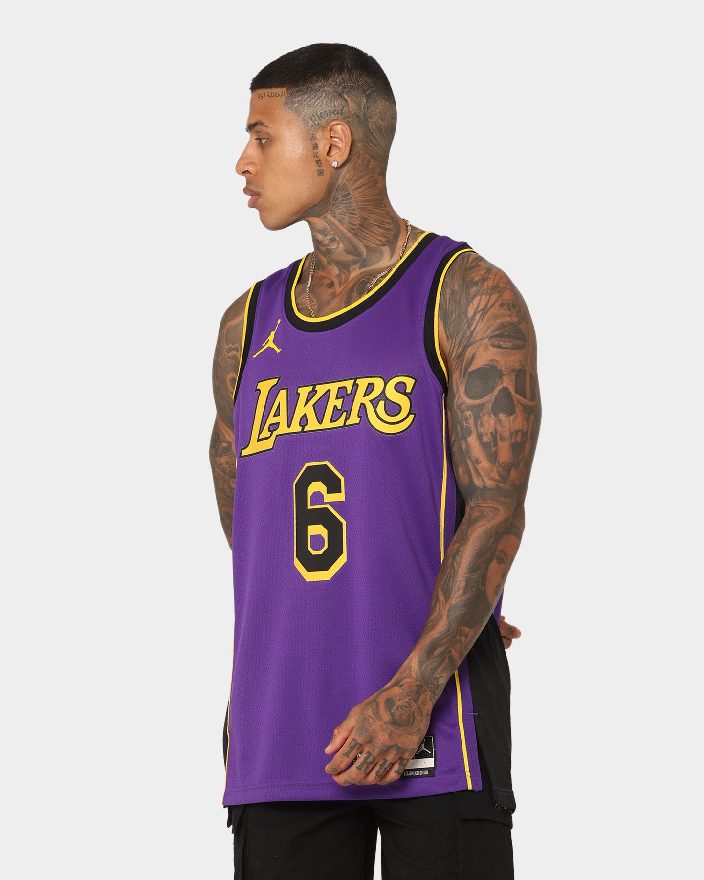Jordan LeBron James Los Angeles Lakers #6 Statement Edition Jordan