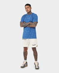 Nike Nike Sportswear Club All-Over Print T-Shirt Dark Marina Blue