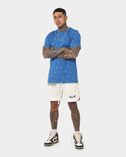 Nike Nike Sportswear Club All-Over Print T-Shirt Dark Marina Blue