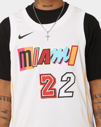 Nike Jimmy Butler Miami Heat #2 City Edition Nike Dri-FIT NBA Swingman Jersey White