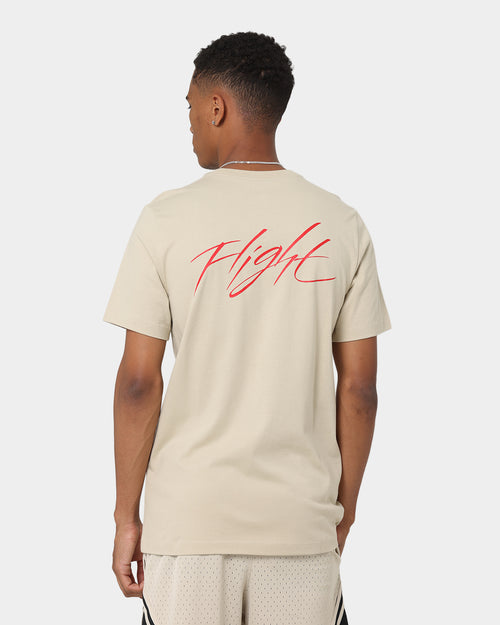 Jordan Flight Artist Series Graphic T-Shirt Rattan/White