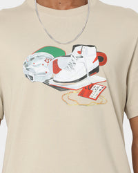 Jordan Flight Artist Series Graphic T-Shirt Rattan/White