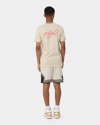 Jordan Flight Artist Series Graphic T-Shirt Rattan/White