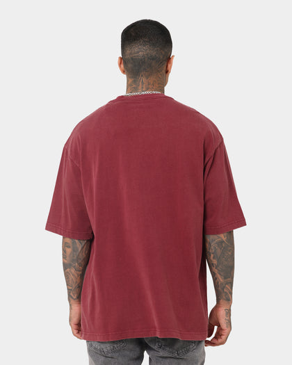 Jordan Flight Essential Oversized Washed T-Shirt Cherrywood Red