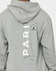 Jordan X Paris Saint-Germain Fleece Pullover Hoodie Dark Grey Heather
