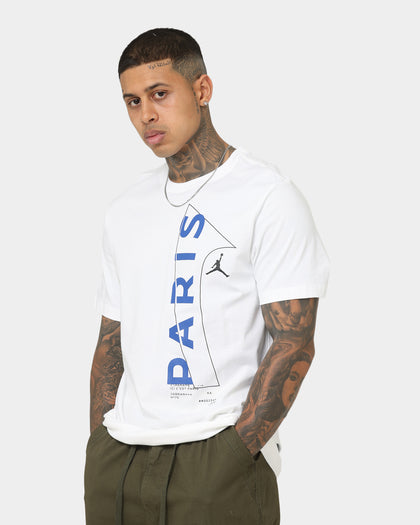 Jordan X Paris Saint-Germain Wordmark T-Shirt White/Game Royal
