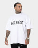 Saint Morta Gothic Rhinestone Boxy T-Shirt White