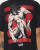 DXXMLIFE X Attack On Titan Eren DXXM Vintage T-Shirt Aged Black