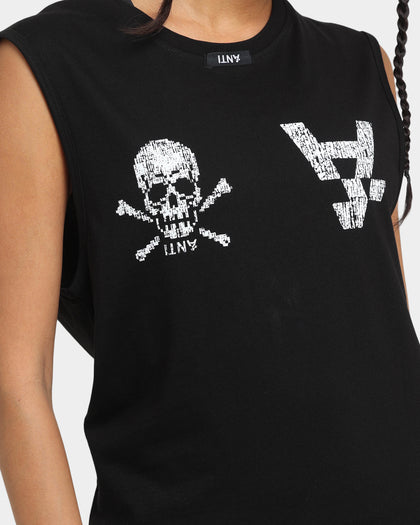 The Anti Order Skull Club Singlet Black/White