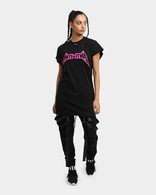 The Anti Order Heavy Metal Bat T-Shirt Black/Pink