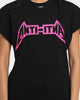 The Anti Order Heavy Metal Bat T-Shirt Black/Pink