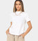 Calvin Klein Women's Shrunken Institutional T-Shirt Bright White