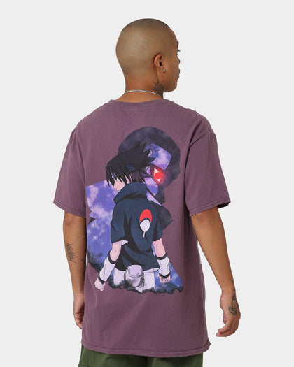 Goat Crew X Naruto Sasuke Premium CLR T-Shirt Wine