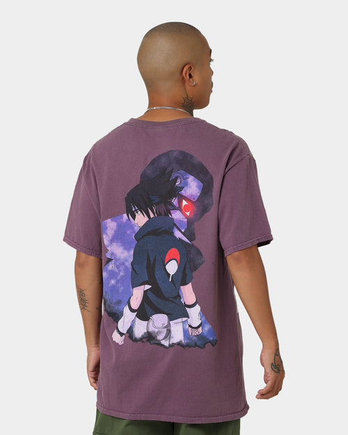 Goat Crew X Naruto Sasuke Premium CLR T-Shirt Wine