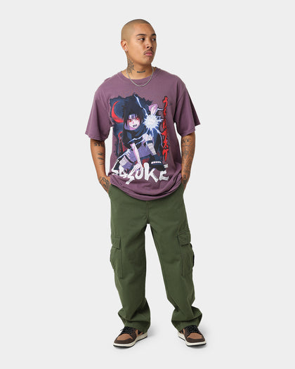 Goat Crew X Naruto Sasuke Premium CLR T-Shirt Wine