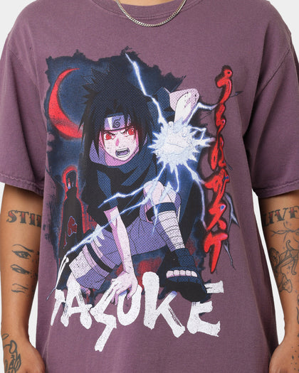 Goat Crew X Naruto Sasuke Premium CLR T-Shirt Wine