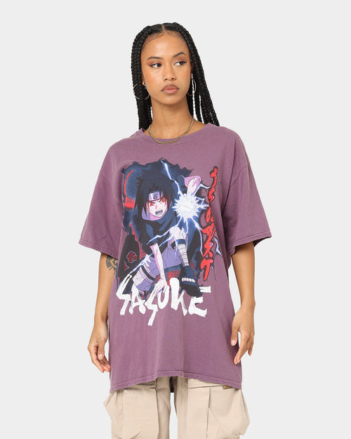 Goat Crew X Naruto Sasuke Premium CLR T-Shirt Wine