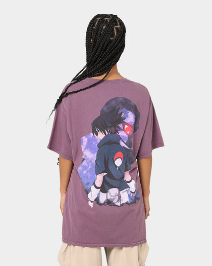 Goat Crew X Naruto Sasuke Premium CLR T-Shirt Wine