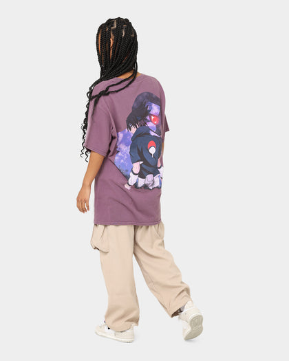 Goat Crew X Naruto Sasuke Premium CLR T-Shirt Wine