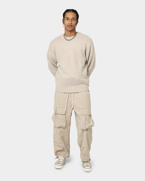 Supreme Woven Brushed Sweater Brown