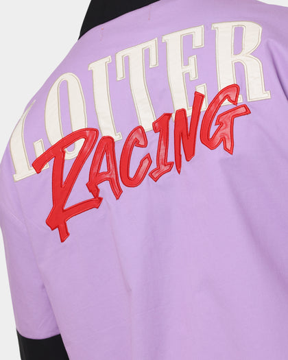 Loiter Daytona Mechanic Button Up Shirt Lilac