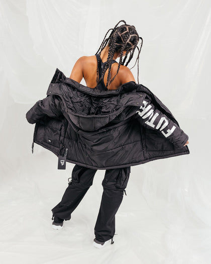 The Anti Order Hyphen ATD Puffer Jacket V2 Black/Silver