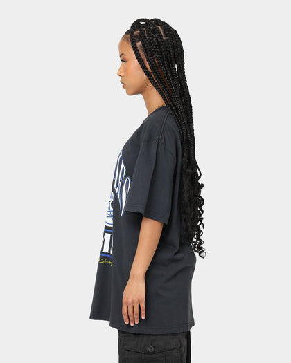 Majestic Athletic Los Angeles Rams Helmet Arch T-Shirt Faded Black