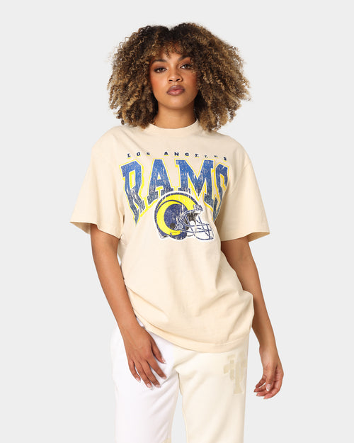 Majestic Athletic Los Angeles Rams Helmet Arch T-Shirt Sand