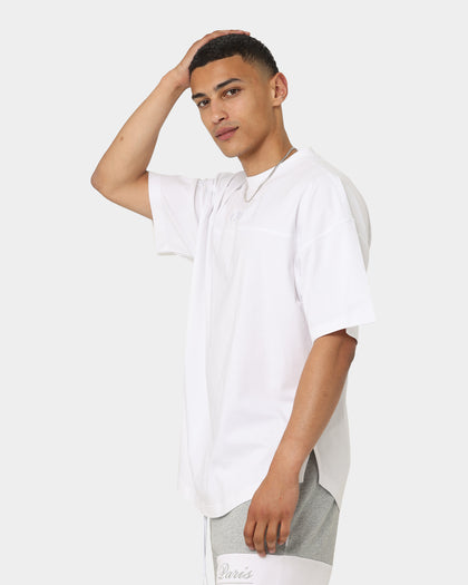 Carré Grid Iron Oversized T-Shirt White