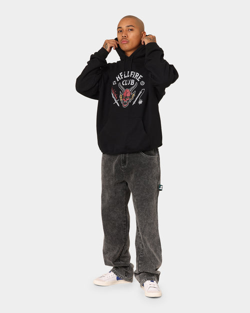 Goat Crew Goat Crew X Stranger Things Hellfire Hoodie Black