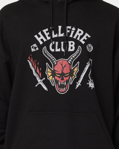 Goat Crew Goat Crew X Stranger Things Hellfire Hoodie Black