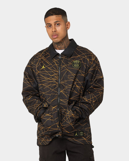 Jordan X Paris Saint-Germain Anthem Jacket Black/Tour Yellow