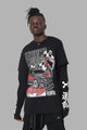 DXXMLife L-5 B Motor Sport Long Sleeve T-Shirt Black