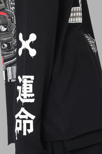 DXXMLife L-5 B Motor Sport Long Sleeve T-Shirt Black