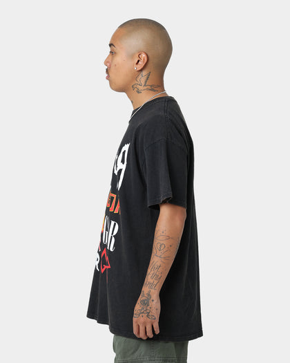 Goat Crew Igor Metal Logo T-Shirt Black Wash